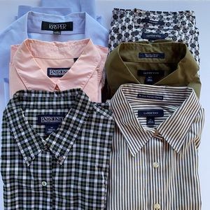 Lands End Dress Shirts collection, no iron 14 tall